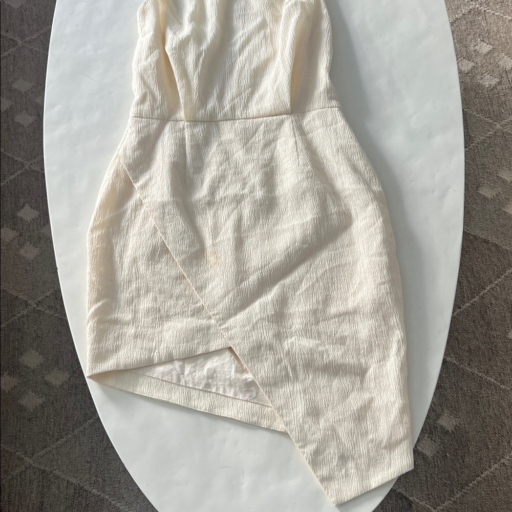 ELLIAT x Free People Keilani Halter Goddess Style Minimalist Dress Ivory M - Picture 9 of 11